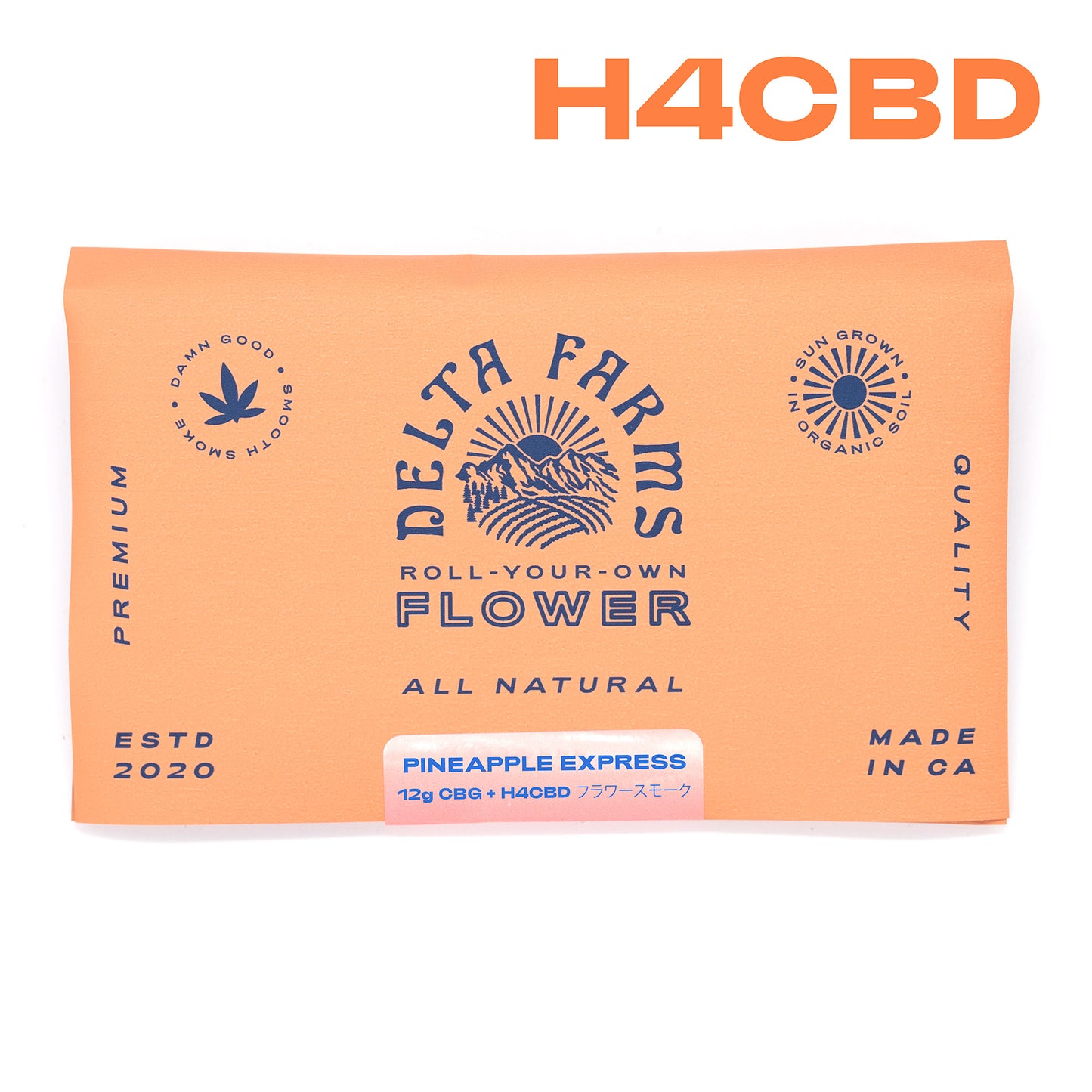 12g - Pineapple Express CBG + H4CBD Smoking Flower Blend | パイナップルエクスプレス CBG + H4CBD スモーキングフラワーブレンド