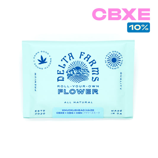 10% Knucklehead Haze CBXE + CBN + CBG Smoking Flower Blend - 5g | ナックルヘッド・ヘイズ CBXE + CBN + CBG 喫煙用フラワーブレンド