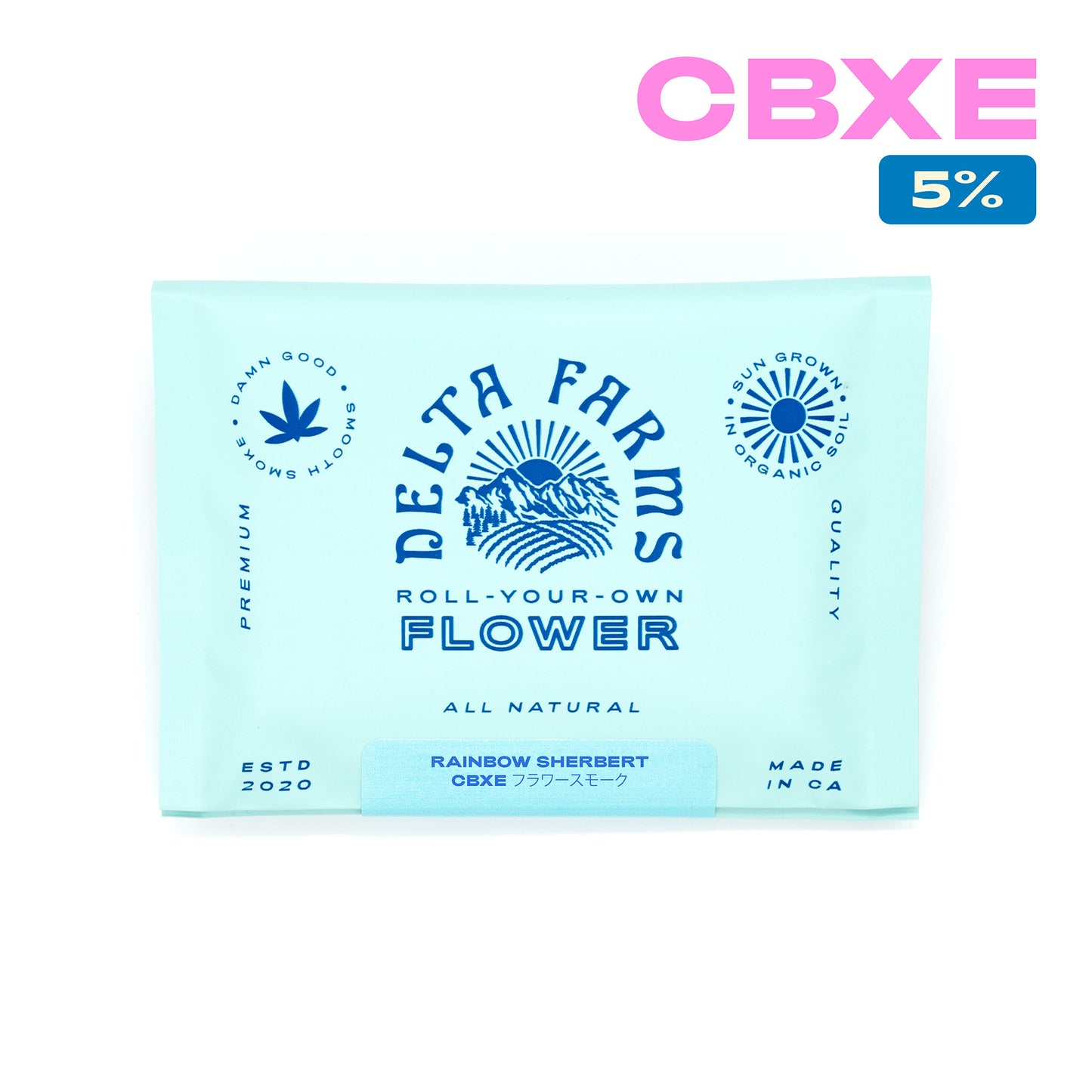 5g - Rainbow Sherbert CBXE + CBG + CBN Smoking Flower Blend | レインボーシャーベット CBXE + CBG + CBN 喫煙用フラワーブレンド