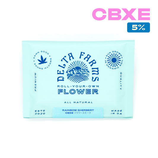 5g - Rainbow Sherbert CBXE + CBG + CBN Smoking Flower Blend | レインボーシャーベット CBXE + CBG + CBN 喫煙用フラワーブレンド