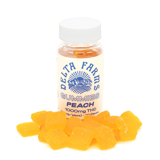 THD Gummies - Peach - 1000mg