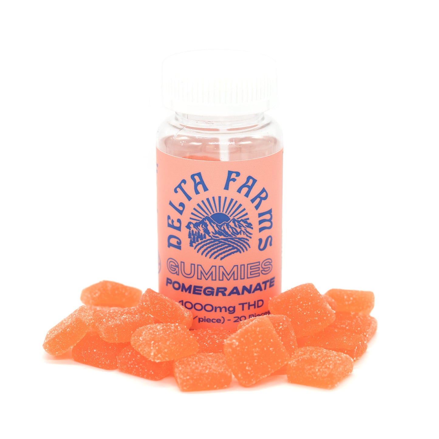 THD Gummies - Pomegranate - 1000mg