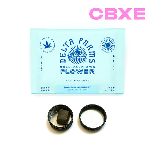 Rainbow Sherbert CBXE + CBG + CBN Smoking Flower and 1g CBXE Hash Bundle - 5g | レインボーシャーベット CBD+CBG+CBN フラワー × 1g CBXEハッシュ バンドル
