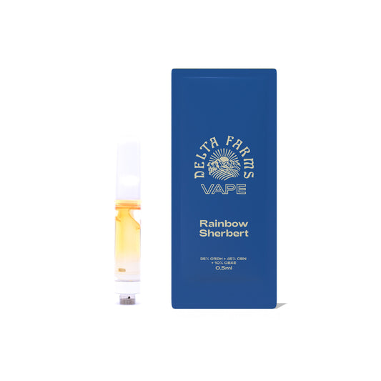 Rainbow Sherbert 35% CRDH + 10% CBXE + 45% CBN Vape Liquid | レインボーシャーベット 35% CRDH + 10% CBXE + 45% CBN VAPE リキッド