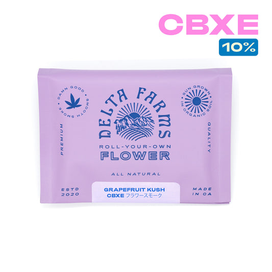 10% Grapefruit Kush CBXE + CBN Smoking Flower Blend - 5g | グレープフルーツクッシュ CBXE + CBN 喫煙用フラワーブレンド