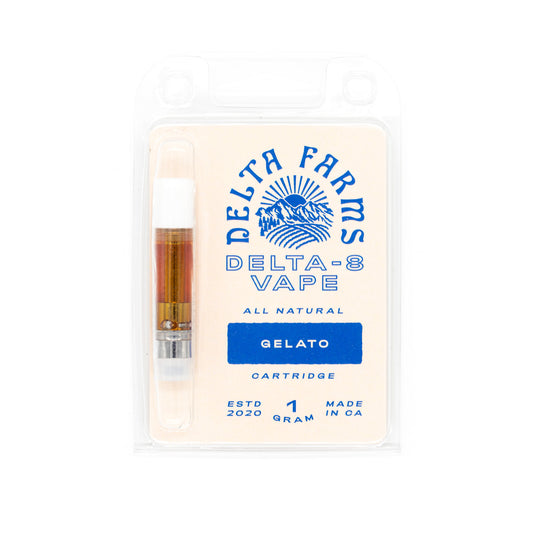 Delta 8 Vape Cartridge - 1 Gram - Gelato