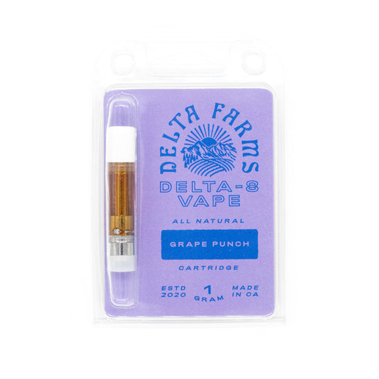 Delta 8 Vape Cartridge - 1 Gram - Grape Punch