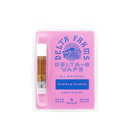 Delta 8 Vape Cartridge - 1 Gram - Purple Punch