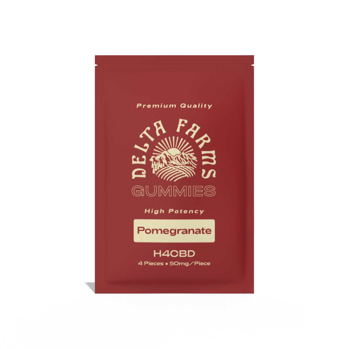 H4CBD Gummies - Pomegranate Flavor | H4CBD グミ - ザクロ味 [50mg / １粒]