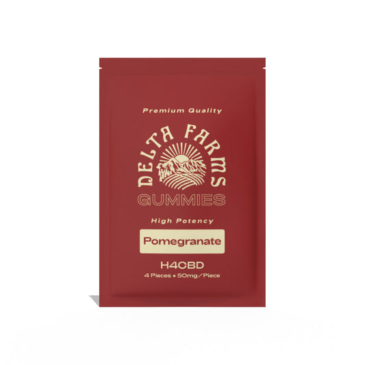 H4CBD Gummies - Pomegranate Flavor | H4CBD グミ - ザクロ味 [50mg / １粒]